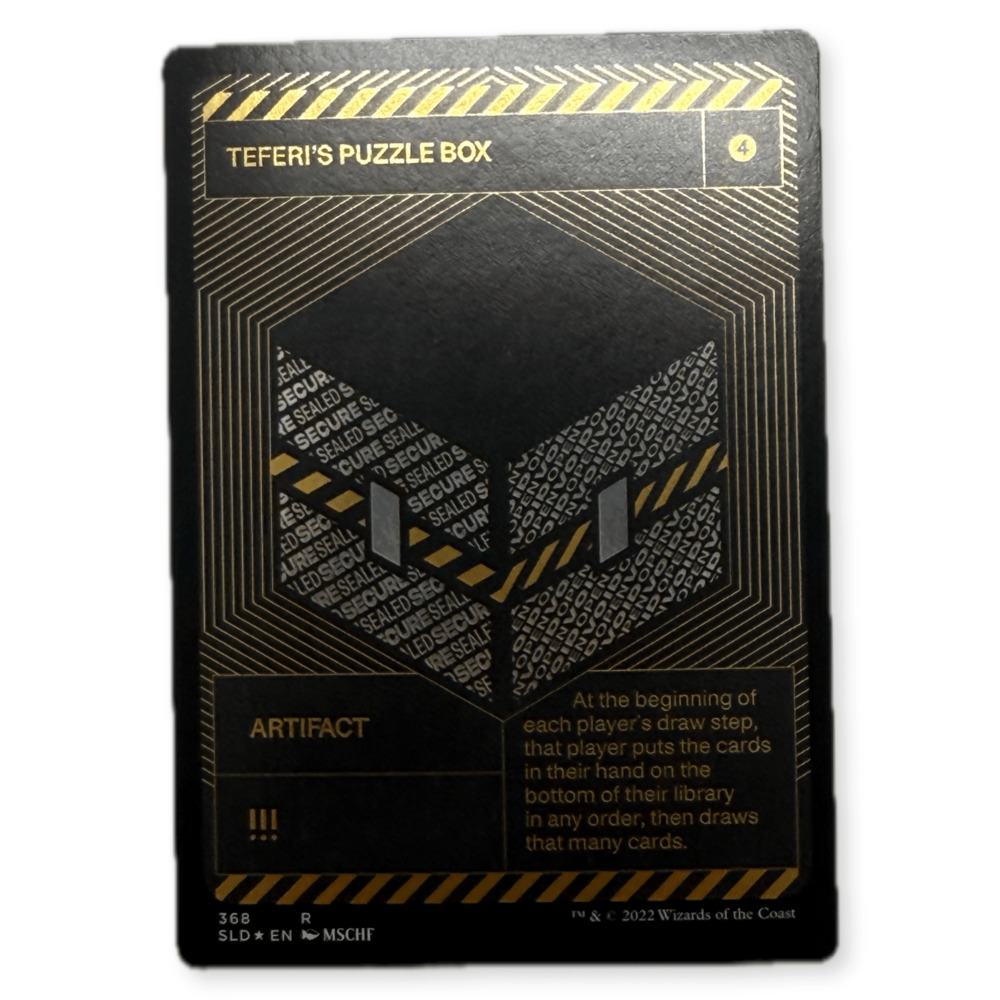 Secret Lair x MSCHF Teferi's Puzzle Box #368 Silver Foil MTG Rare